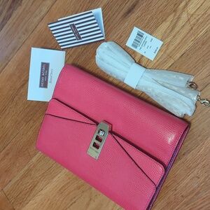 Henri Bendel The Uptown Woc Shoulder Purse in pink